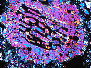 No2偏光顕微鏡直交ニコル
